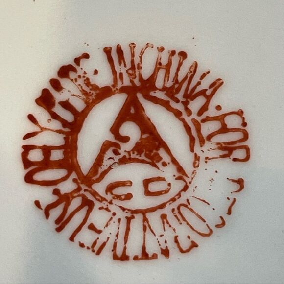 Mid century Porcelain Floral and Duck Brass Bowl set for hanging or display - Picture 13 of 17